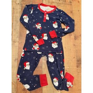 The Beaufort Bonnet Company Boy's Santa Pajamas size 6